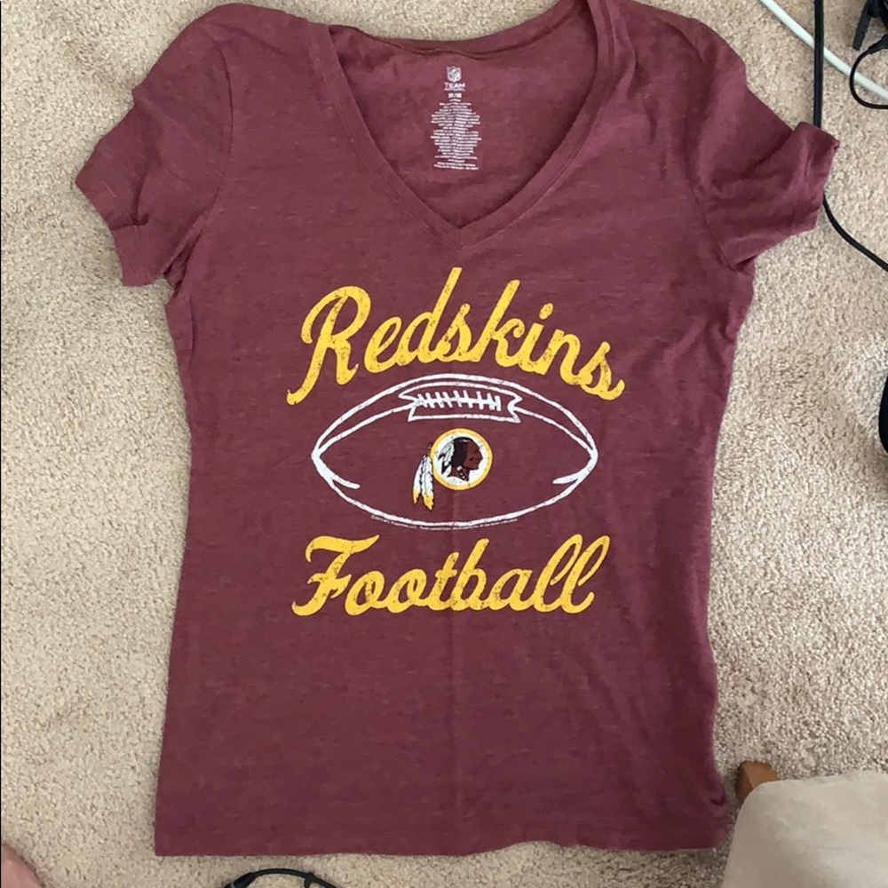 Redskins football tee